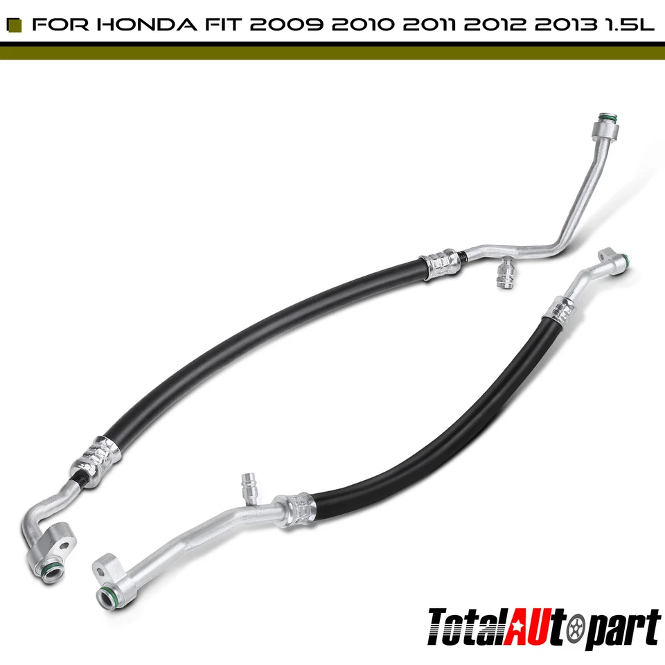2x Manguera de refrigerante de aire acondicionado para Honda Fit 2009 2010 2011 2012 2013 1,5 L 80311TF0003 Foto 1 de 4
