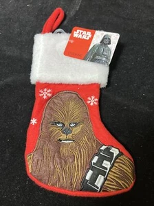 Star Wars CHEWBACCA 5.5" x 9" MINI 2023 CHRISTMAS STOCKING NWT - Picture 1 of 5