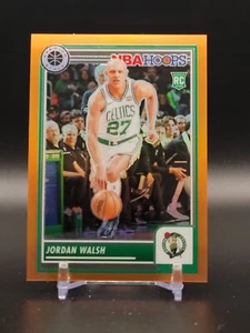 2023-24 Panini Hoops Premium Stock Jordan Walsh RC Orange Prizm /299 Celtics - Picture 1 of 2