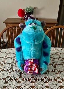 HTF!! 2014 Gemmy Disney Monsters, Inc. Large 18” Plush Birthday Sulley  - Picture 1 of 6