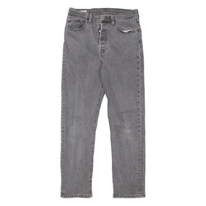 LEVI'S 501 Jeans Premium Womens Grey Regular Straight W28 L28 - Picture 1 of 6