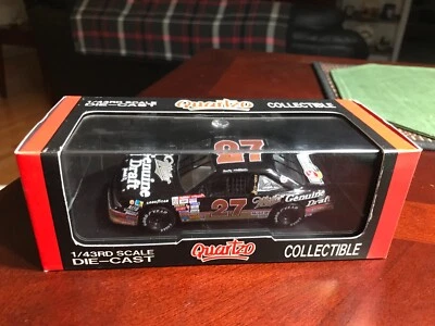 RARE! 90's QUARTZO 1/43 NASCAR RACE CAR RUSTY WALLACE #27 MILLER GENUINE DRAFT - Image 1 of 4