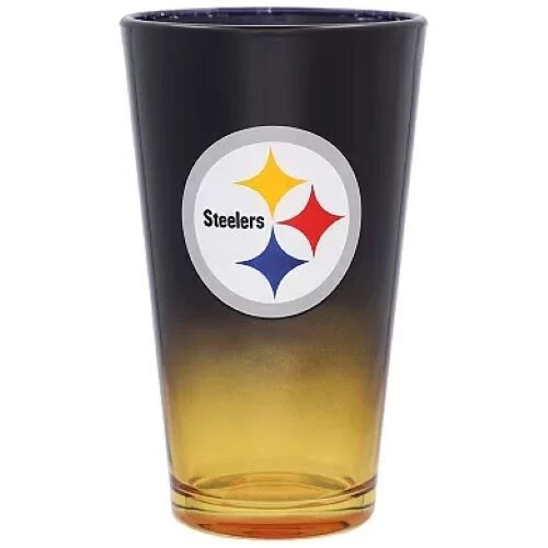 Pittsburgh Steelers Memory Company NFL 16 oz Ombre Pint Glass - Imagem 1 de 1