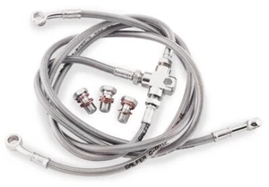 YAMAHA 2007-2017 XVS 1300 V-STAR / TOURER / DELUXE GALFER FRONT BRAKE LINE KIT - Picture 1 of 6