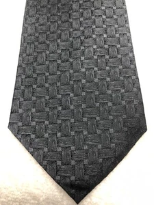 CROFT AND BARROW MENS TIE CHARCOAL GRAY AND GRAY 4 X 58 - Picture 1 of 4
