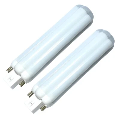 2X 9w Led Gx24Q Bulb 4-Pin Bulb GX24 DownLight No UV Blue Lights, Remove Ballast - Image 1 of 4