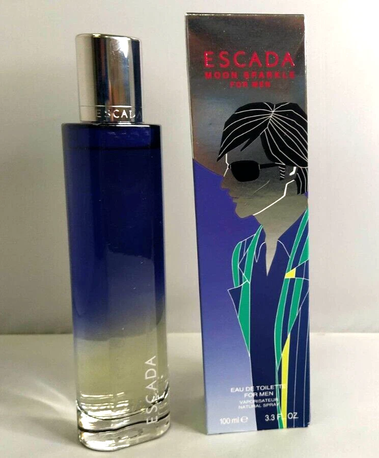 罕见开箱 Escada 月亮男士淡香水 3.4 盎司 100 毫升 — 第 1/2 张图片