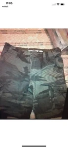Unisex ARMY PRINT WEARFIRST VINTAGE USA SHORTS SIZE 10 Kids NWOT - Picture 1 of 4