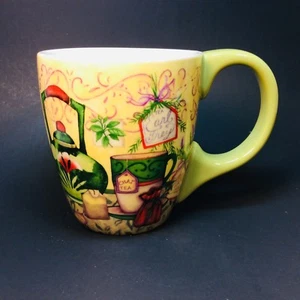 Taza de diseñador Susan Winget/Lang hermosa hora del té arte acogedor confort café - Imagen 1 de 9
