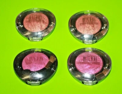 MILANI BAKED EYE SHADOW 2X #616 MUST HAVE FUCHSIA + 2X #617 COPPER EXCESS SEALED - Image 1 of 2