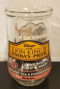 Welch’s Jelly Jar Glass Cup Lion King Simba's Pride Love Will Find A Way - Picture 1 of 5