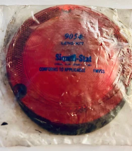 SIGNAL STAT 9054 ROJO LENTE DE REPUESTO COLA TRASERA LITE 5" 3 ORIFICIOS ENVÍO GRATUITO NOS - Imagen 1 de 1