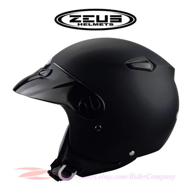 Casco de motocicleta ZEUS ZS-210A crucero scooter limitado aprobado por el DOT Foto 1 de 3