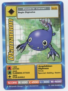 Otamamon ST-24 nivel de novato Digi Digi Battle Starter 1 tarjeta 1999 Bandai - Imagen 1 de 7