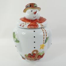 Villeroy & Boch Snowman Christmas Cookie Jar 1980 