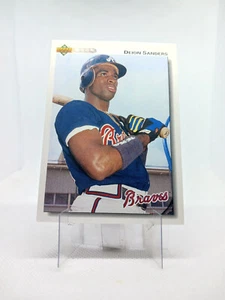 1992 Upper Deck Deion Sanders #247 Atlanta Braves Baseball Card - Picture 1 of 1