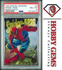 SPIDER-MAN PSA 8 1994 Fleer Marvel Universe Power Blast Foil #6