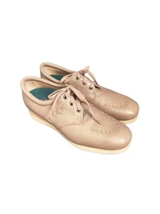 Drew orthotic Women's comfort shoes Oxford Beige Vibram Sole Cushioned size 10 - Picture 1 of 7