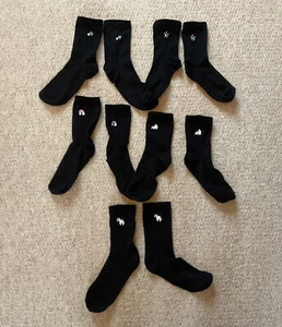 Next Girls Bamboo Rich Black Ankle Socks 5 Pairs. 12.5 - 3.5. NEW. Never Worn - Picture 1 of 17