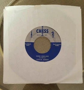 CHUCK BERRY School Day/Deep Feeling 7" 45RPM CHESS Record 1653 Silver Top - Picture 1 of 5