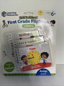 Learning Resources Skill Builders! First Grade Flipbook Library - Picture 1 of 2