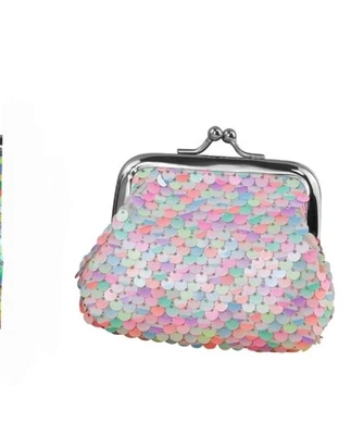 Цветной поцелуй замок блестками монета сумочки новый в коробке - Изображение 1 из 4