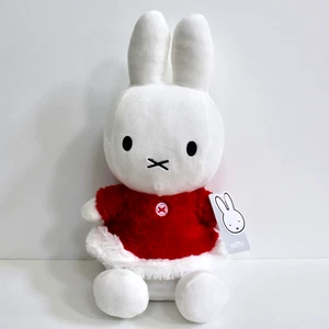 Miffy Holiday Christmas Plush Stuffed Animal Embroidered Details 12" NWT - Picture 1 of 5