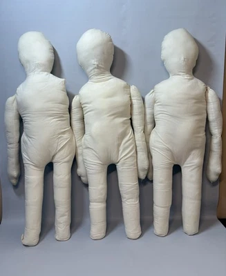 Maniquíes para niños pequeños 30” tela corporal felpa años 80’s 90’s tienda exhibición conjunto de 3 Foto 1 de 4
