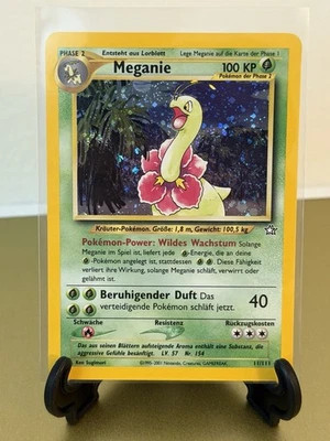 Pokémon Inglés Holo Meganium Dañado - 11/111 - Holo Raro - Edición Ilimitada  Foto 1 de 4