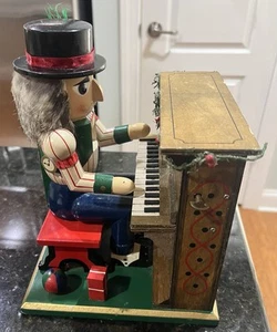 Antique Rare Nutcracker Mudic Box Piano - Picture 1 of 5