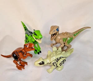 ZURU MAX Dinosaurs Raptor Force Stegosaurus T-Rex Raptor Minifig-Size Building - Afbeelding 1 van 6