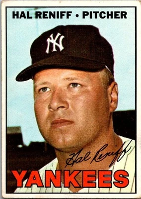 1967 Topps #201 Hal Reniff - Image 1 of 2