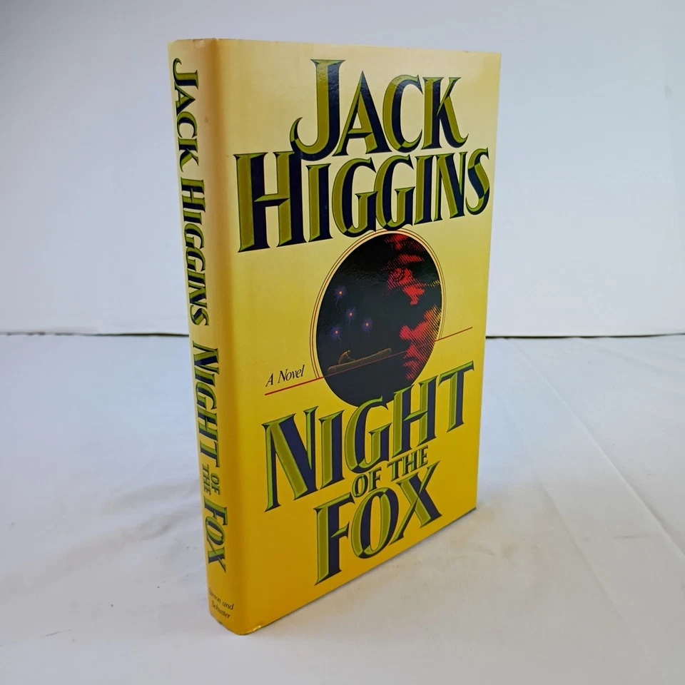 Night of the Fox by Jack Higgins 1986 Hardcover Simon and Schuster First Edition Foto 1 de 4