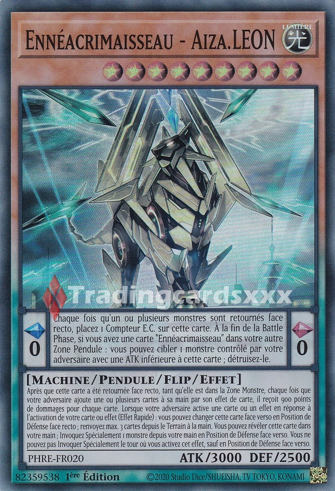 Yu-Gi-Oh! Ennéacrimaisseau - Aiza.LEON : SR PHRE-FR020 - Photo 1/1
