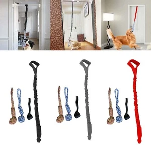 Outdoor Dog Elastic Hanging Toy Teether Chew Toy Door - Picture 1 of 12