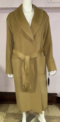 Gabardina de lana WORTH New York talla grande Foto 1 de 4