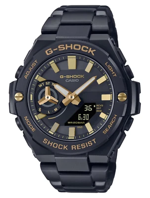 Casio Men's G Shock Bluetooth Date Display Black Watch 49MM GST-B500BD-1A9CR - Image 1 of 4
