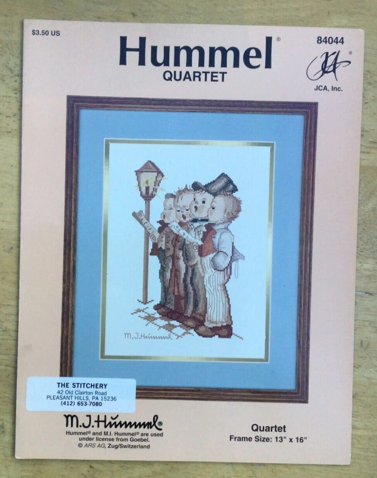 HUMMEL “QUARTET” Cross Stitch Pattern Leaflet - Image 1 of 1