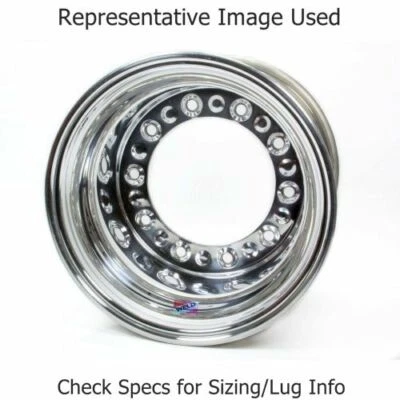 Carcasa de llanta Weld Racing 571-5215 Wide 5 HS 15"x12" - Carcasa pulida NUEVA Foto 1 de 3