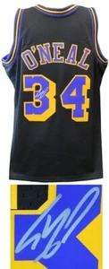MAGLIA SWINGMAN SHAQUILLE O'NEAL AUTOGRAFATA FIRMATA LAKERS NERA M&N NBA SS COA - Foto 1 di 1