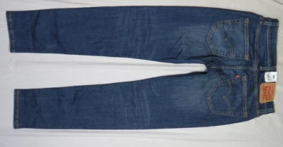 LEVIS MENS BLUE JEAN 512 28X32 SLIM TAPERED FLEX  STRETCH COTTON DENIM NEW NWT - Image 1 of 2