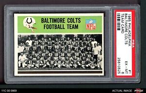 1965 Philadelphia #1 Colts Team PSA 6 - EX/MT 11C 00 0869