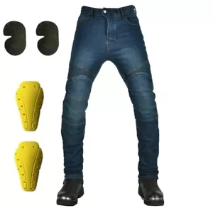 PANTALONI da MOTO ANTI-caduta - Jeans da MOTOCICLISTA comodi ergonomici - Afbeelding 1 van 11
