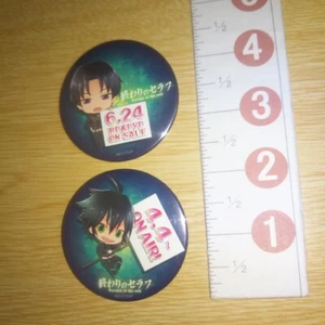 A69953 Seraph of the End | Owari no Seraph | Insignia de lata Yūichirō + Guren - Imagen 1 de 4