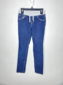 Cat & Jack Skinny Fit Pull On Jeans Boys Size 8 Drawstring Pull On Stretch Denim - Picture 1 of 4
