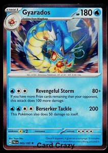 Gyarados 043/193 - Paldea Evolved - Holo Rare Pokemon Card - Near Mint (NM) - Picture 1 of 1