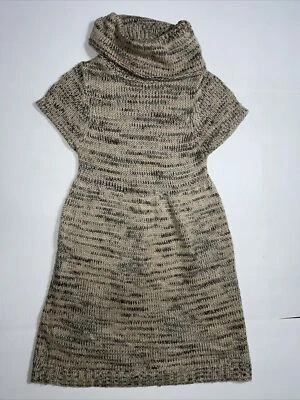 Twenty One Women’s Sweater Dress Size Small Brown Turtleneck Short Sleeve - Image 1 of 4
