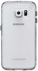 PureGear Slim Shell Case for Samsung Galaxy S6 Edge - Clear/clear - Picture 1 of 7