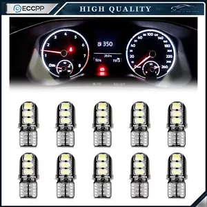 10x Super White T10 194 LED Bulbs Instrument Gauge Cluster Dash Ligh For Toyota - Picture 1 of 11