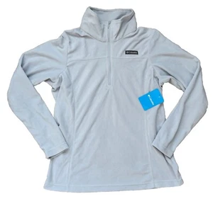 Columbia Lake Aloha Half Zip Fleece Pullover Women's Large, Blue NWT - Picture 1 of 7